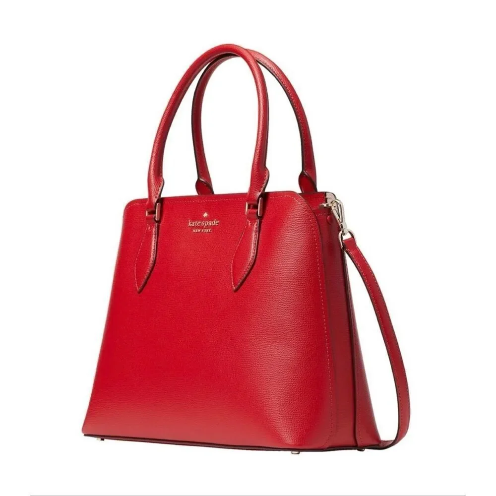 Kate Spade New York Darcy Large Satchel and Refined Grain Small Zip Cardcase in